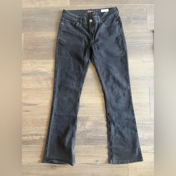 Y2K Guess Adrianna Low Rise Bootcut Jeans – Black – Size 30 - Picture 1 of 6